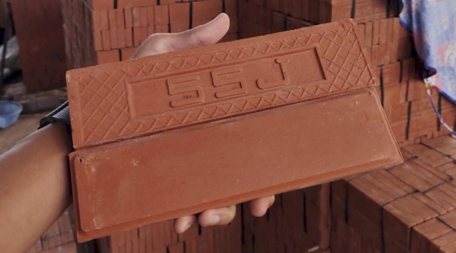Bata Tempel Terakota Bevel